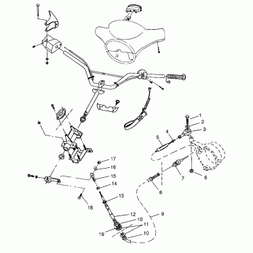 STEERING SL 900 B964291 and  Intl. SL 900 I964291 (4935583558A014)