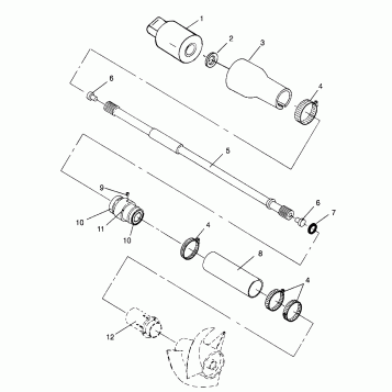 DRIVE SYSTEM SL 900 B964291 and  Intl. SL 900 I964291 (4935583558B002)