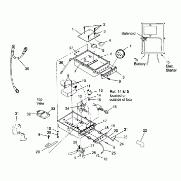 ELECTRICAL BOX SL 900 B964291 and  Intl. SL 900 I964291 (4935583558B011)