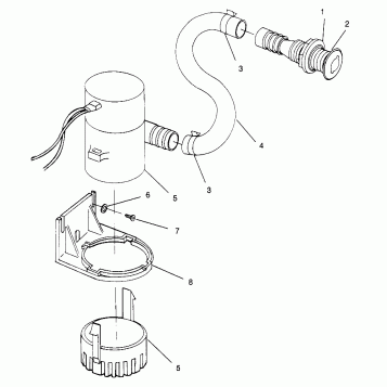 BILGE PUMP SL 900 B964291 and Intl. SL 900 I964291 (4935583558B014)