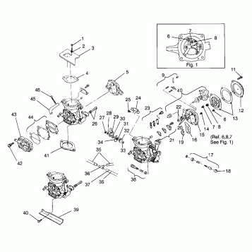 CARBURETOR SL 900 B964291 and Intl. SL 900 I964291 (4935583558C004)
