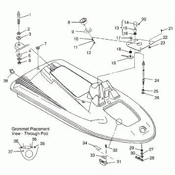 HULL and BODY SL 700 B964066 and Intl. SL 700 I964066 (4935633563A006)