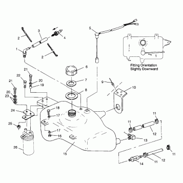 OIL TANK SL 700 B964066 and Intl. SL 700 I964066 (4935633563A012)