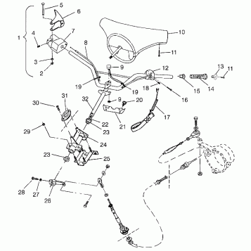 STEERING SL 700 B964066 and Intl. SL 700 I964066 (4935633563A013)