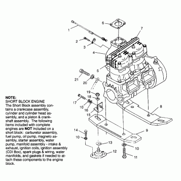 ENGINE MOUNTING SL 700 B964066 and Intl. SL 700 I964066 (4935633563B001)