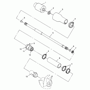 DRIVE SYSTEM SL 700 B964066 and  Intl. SL 700 I964066 (4935633563B002)