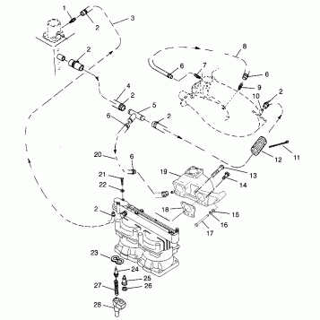 COOLING SYSTEM SL 700 B964066 and  Intl. SL 700 I964066 (4935633563B009)