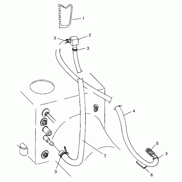 WATER SIPHON SL 700 B964066 and  Intl. SL 700 I964066 (4935633563B010)