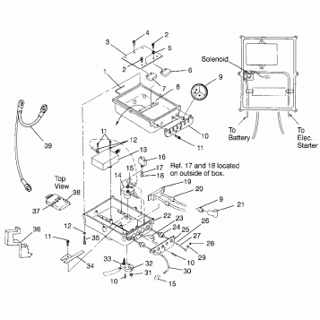 ELECTRICAL BOX SL 700 B964066 and Intl. SL 700 I964066 (4935633563B012)