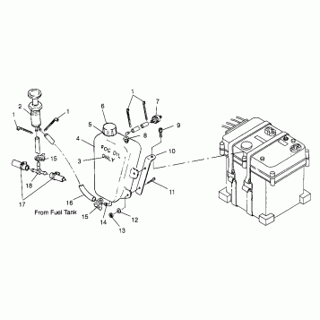 ENGINE FOGGING SYSTEM  Intl. SL 700 I964066 (4935633563C001)