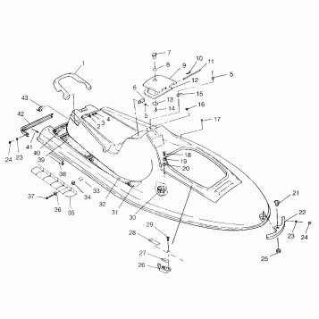 HULL and BODY SLT 780 B964588 and Intl. SLT 780 I964588 (4935683568A005)