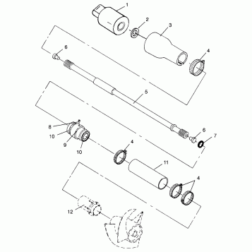 DRIVE SYSTEM SLT 780 B964588 and Intl. SLT 780 I964588 (4935683568B002)