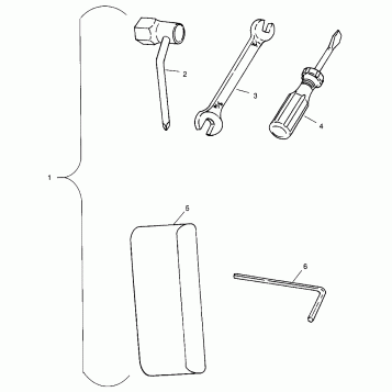 TOOL KIT SLT 780 B964588 and  Intl. SLT 780 I964588 (4935683568B013)