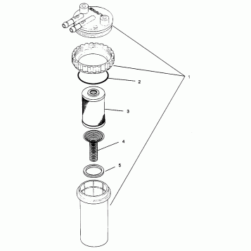 FUEL/WATER SEPARATOR SLT 780 B964588 and  Intl. SLT 780 I964588 (4935683568C009)
