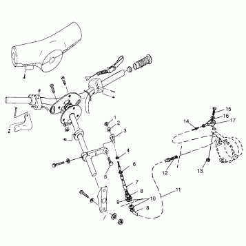 STEERING HURRICANE B964466 and Intl. HURRICANE I964466 (4935733573A014)