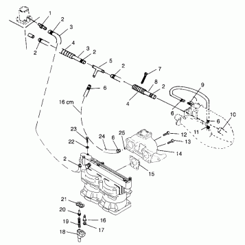 COOLING SYSTEM  HURRICANE B964466 and  Intl. HURRICANE I964466 (4935733573B007)