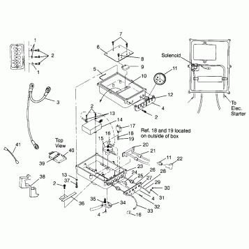 ELECTRICAL BOX HURRICANE B964466 and  Intl. HURRICANE I964466 (4935733573B010)