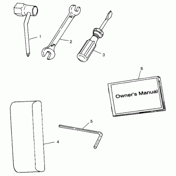 TOOL KIT HURRICANE B964466 and  Intl. HURRICANE I964466 (4935733573B012)