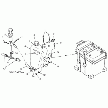 ENGINE FOGGING SYSTEM  Intl. HURRICANE I964466 (4935733573B013)