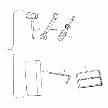 TOOL KIT SLTX B964590 and Intl. SLTX I964590 (4935783578B013)
