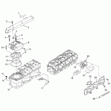 CYLINDER & MANIFOLD SLTX B964590 and Intl. SLTX I964590 (4935783578C001)