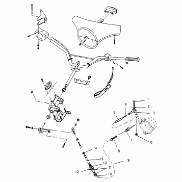 STEERING SLX 780 B964287 and Intl. SLX 780 I964287 (4937443744A014)
