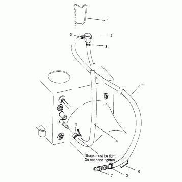 WATER SIPHON SLX 780 B964287 and Intl. SLX 780 I964287 (4937443744B009)