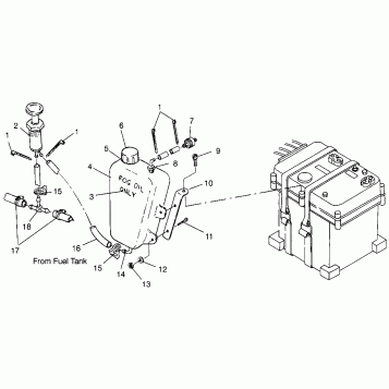 ENGINE FOGGING SYSTEM  Intl. SLX 780 I964287 (4937443744B014)