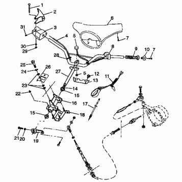 STEERING SL 700 B974071, Intl. SL 700 I974071, SL 700 Deluxe B974072 and In (4940874087B001)
