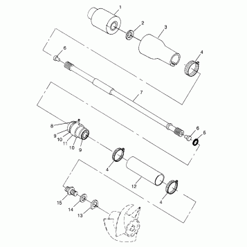 DRIVE SYSTEM SL 700 B974071, Intl. SL 700 I974071, SL 700 Deluxe B974072 an (4940874087B004)