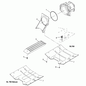 WATER INLET SL 700 B974071, Intl. SL 700 I974071, SL 700 Deluxe B974072 and (4940874087B012)
