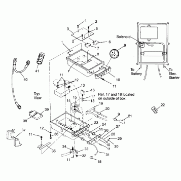ELECTRICAL BOX SL 700 B974071, Intl. SL 700 I974071, SL 700 Deluxe B974072 (4940874087B013)