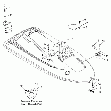 HULL and BODY SL 780 B974088 and Intl. SL 780 I974088 (4940924092A006)