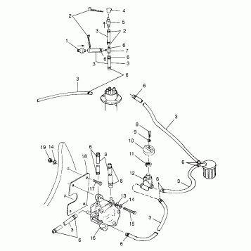 FUEL SYSTEM SL 780 B974088 and Intl. SL 780 I974088 (4940924092A010)