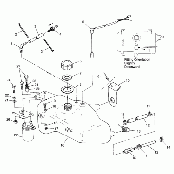 OIL TANK SL 780 B974088 and Intl. SL 780 I974088 (4940924092A012)