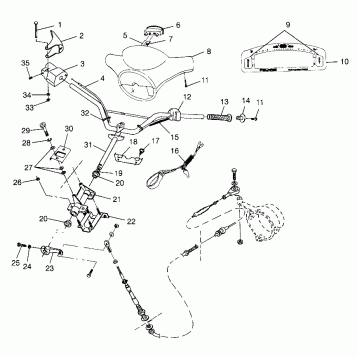 STEERING SL 780 B974088 and Intl. SL 780 I974088 (4940924092A013)