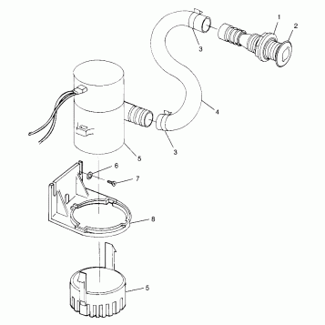 BILGE PUMP SL 780 B974088 and Intl. SL 780 I974088 (4940924092B013)