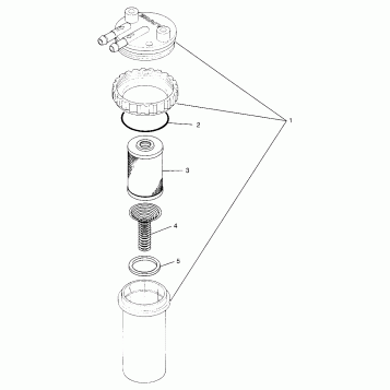 FUEL/WATER SEPARATOR SL 780 B974088 and Intl. SL 780 I974088 (4940924092C009)