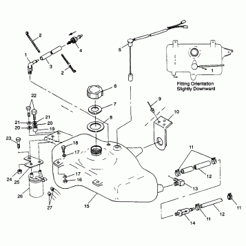 OIL TANK SL 900 B974091 and SL 1050 B974090 (4940974097B001)