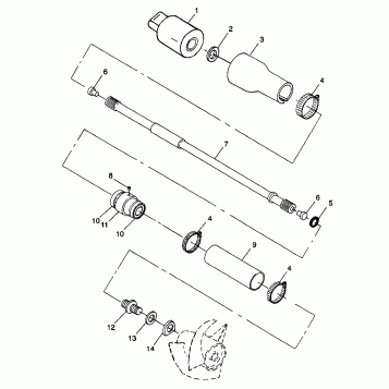 DRIVE SYSTEM SL 900 B974091 and SL 1050 B974090 (4940974097B005)