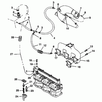 COOLING SYSTEM SL 1050 B974090 (4940974097B010)