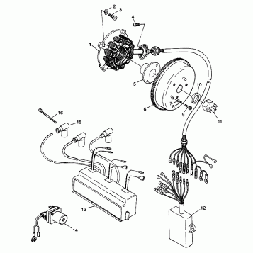 MAGNETO SL 900 B974091 and SL 1050 B974090 (4940974097C010)
