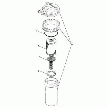 FUEL/WATER SEPARATOR SL 900 B974091 and SL 1050 B974090 (4940974097C012)
