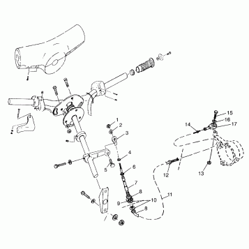 STEERING HURRICANE B974473 and Intl. HURRICANE I974473 (4941044104A014)