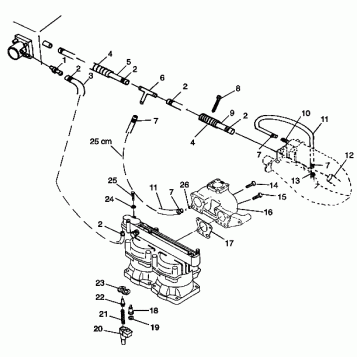 COOLING SYSTEM HURRICANE B974473 and Intl. HURRICANE I974473 (4941044104B008)