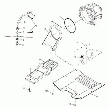 WATER INLET HURRICANE B974473 and Intl. HURRICANE I974473 (4941044104B009)