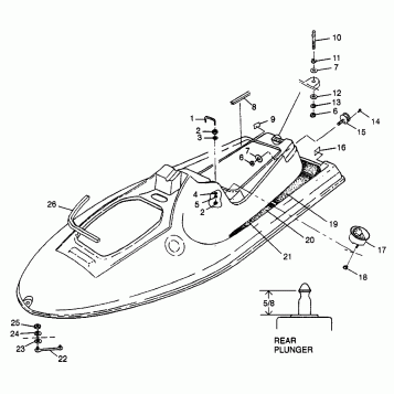 HULL and BODY SLT 700 B974572 (4941124112A006)