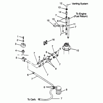 FUEL SYSTEM SLT 700 B974572 (4941124112A010)