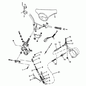 STEERING SLT 700 B974572 (4941124112A014)