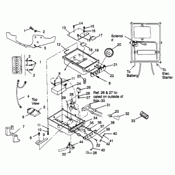 ELECTRICAL BOX SLT 700 B974572 (4941124112B010)